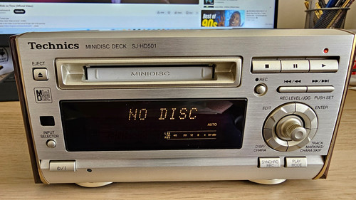 Technics hd501 minidisc - technics, sj-hd501