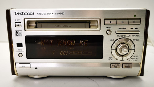 Technics hd501 minidisc - technics, sj-hd501