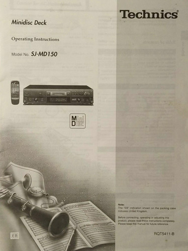 Technics md150 minidisc - sj-md150,